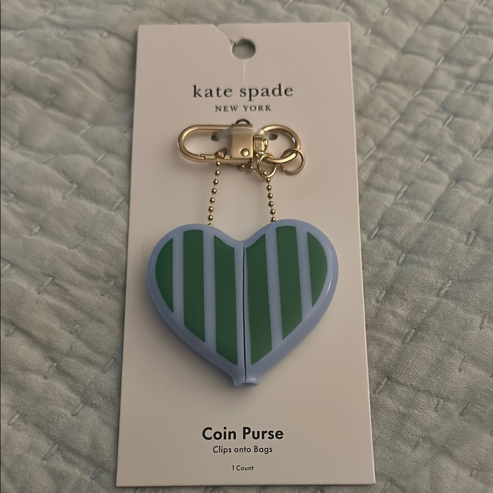 Kate Spade X Target Heart Coin Purse Keychain